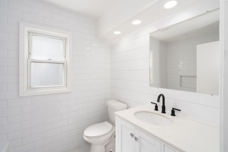 Bathroom with Large Windows