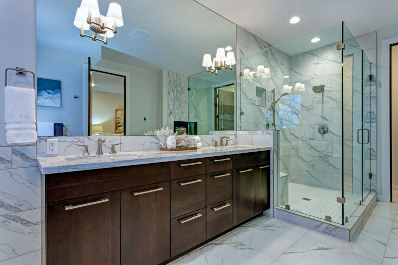 Marble Shower Enclosure